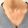Mini Moon necklace Pink