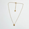 Collier Perolina Coeur Blanc