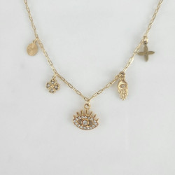 Collier mini shiny charms