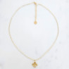 Collier Trèfle Précieux citrine