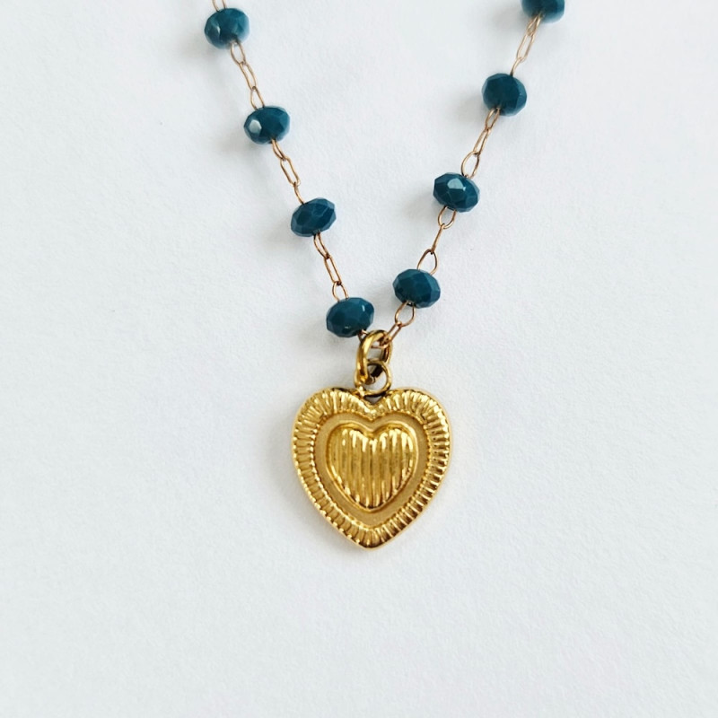 Perolina Simple Petrol Necklace
