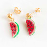 Boucles d'oreilles Jackpot Pastèque