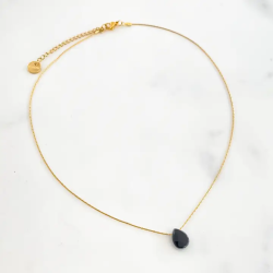 Necklace drop Black