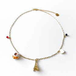 Collier charms Sophie la française