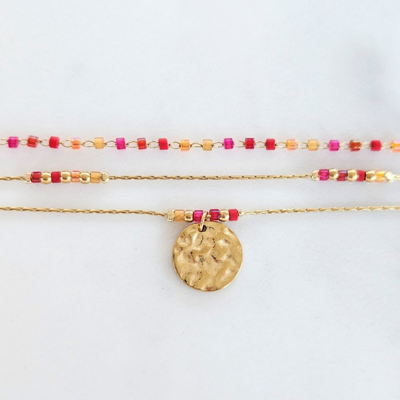 Bracelet Miyuki red