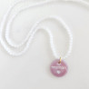 White Tiare Flower Necklace