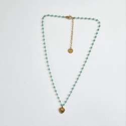 Perolina Simple Turquoise Necklace