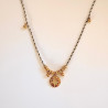 White Compass Rose Necklace
