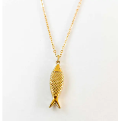 Long necklace fish