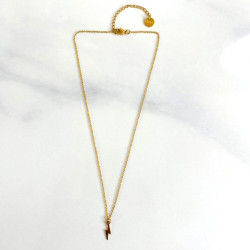Chaîne pendentif éclair