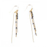 Boucles d'oreilles Anna Noir