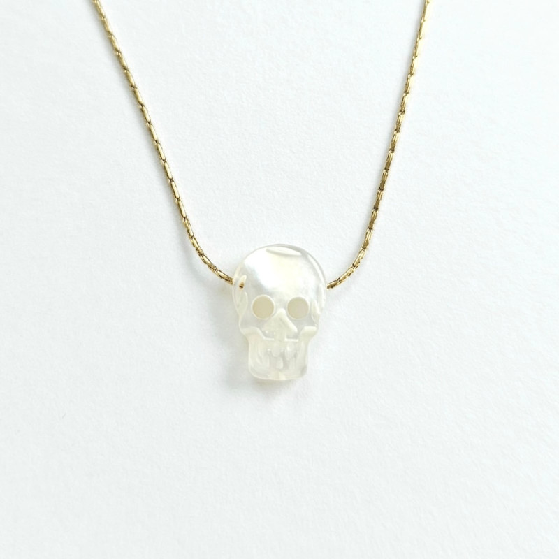Collier tête de mort