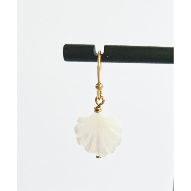 Boucles d oreilles Venus coquillage