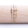 Bracelet triple Anna Noir