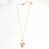 Collier grappe Marie Blanc