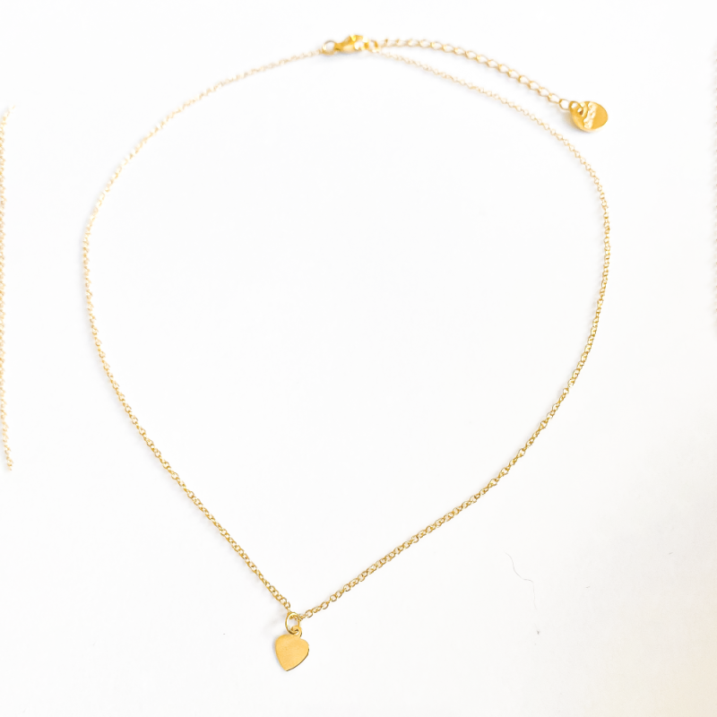 Chaîne pendentif mini cœur