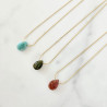 Collier Stone Quartz Fraise