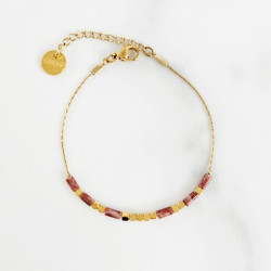 Bracelet Zebra Rose