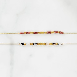 Bracelet Zebra Rose