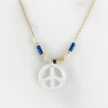 Blue Totem Shark Tooth Necklace