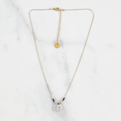 Blue Totem Shark Tooth Necklace
