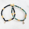 Bracelet éclair et onyx Maeva