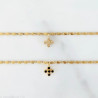 Bracelet croix champagne Maeva
