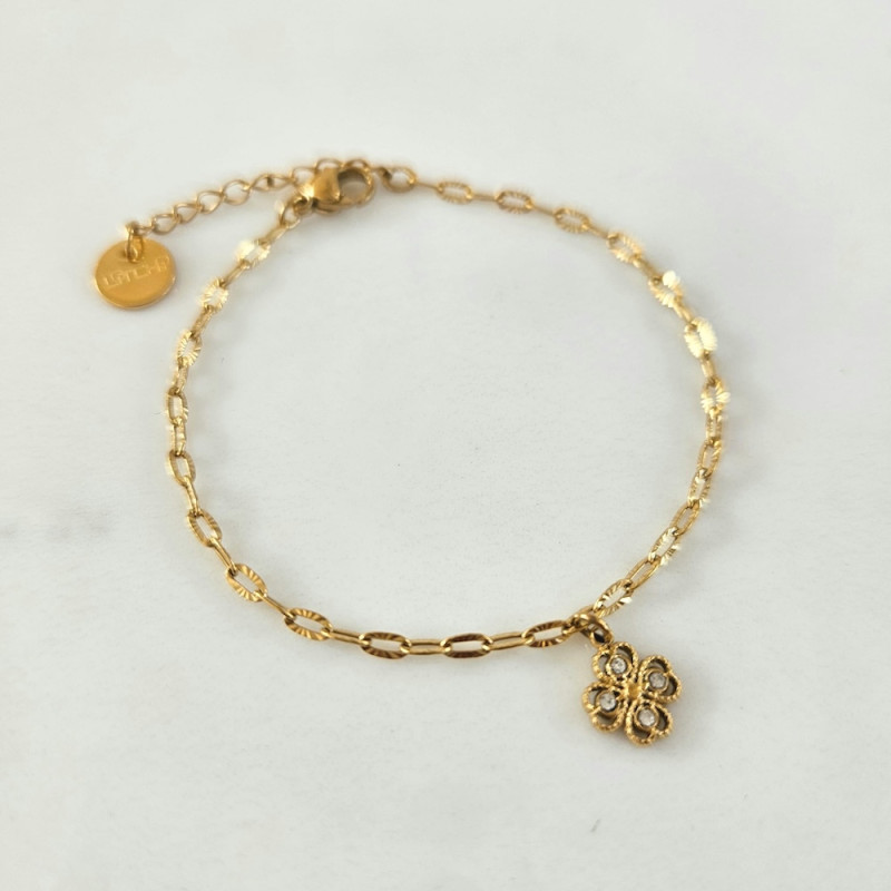 Bracelet trèfle Maeva
