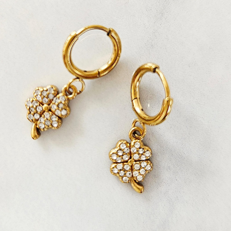 Boucles Grigri Joli Trèfle