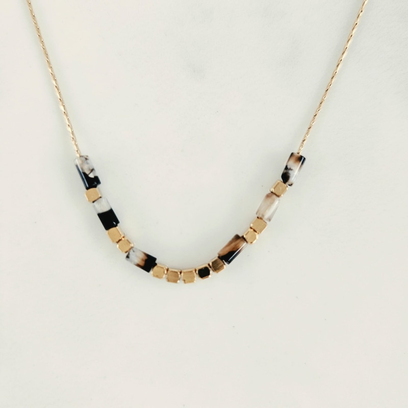 Black Zebra Necklace