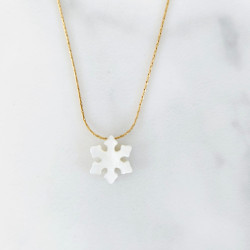 Collier nacre Flocon