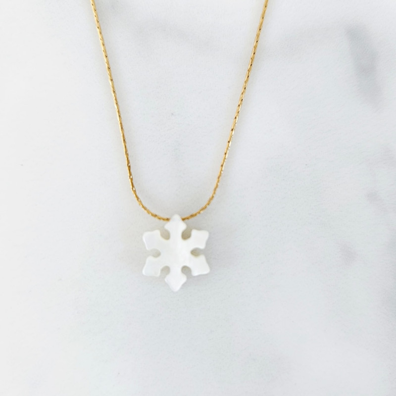Collier nacre Flocon