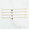 Bracelet Stone Cœur amazonite