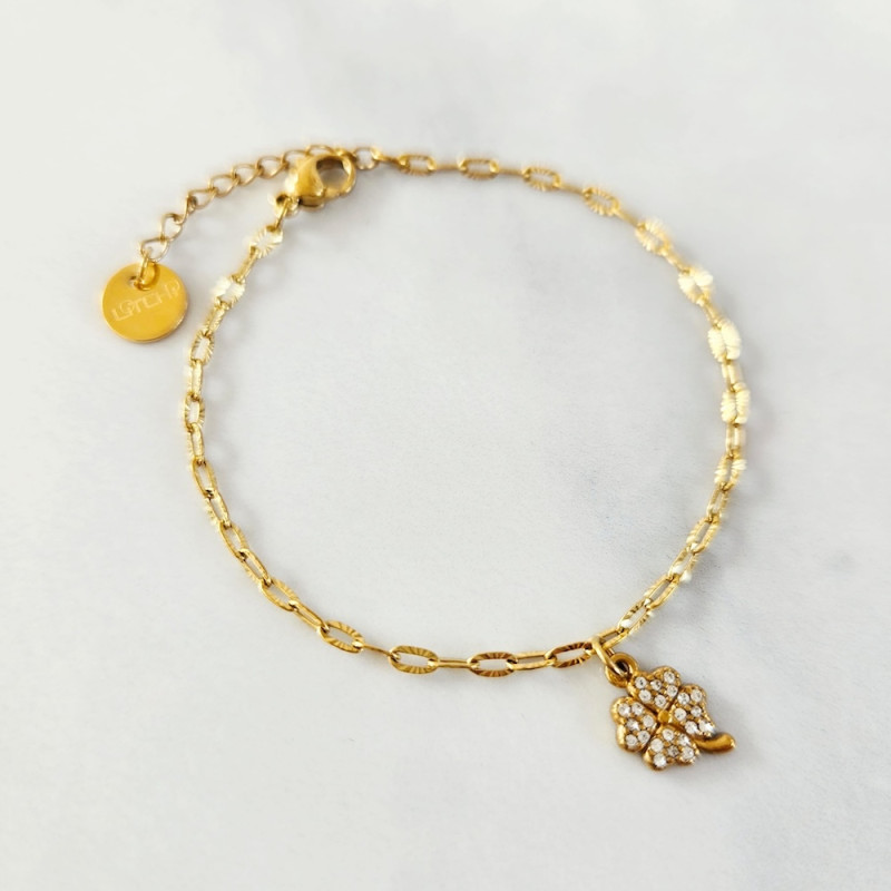 Bracelet Grigri Joli Trèfle