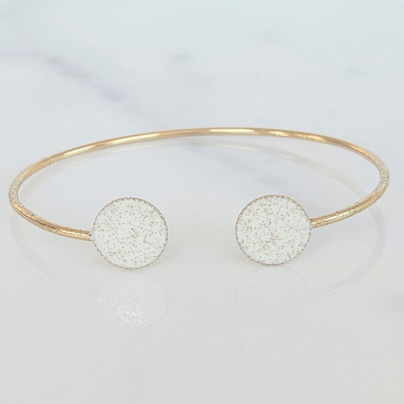 Bracelet blanc Planète