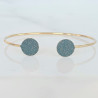 Bracelet vert Planète