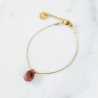 Bracelet Stone quartz fraise