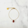 Bracelet Stone quartz fraise