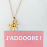 Collier j'adore le cheval