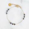 Bracelet galets hématites