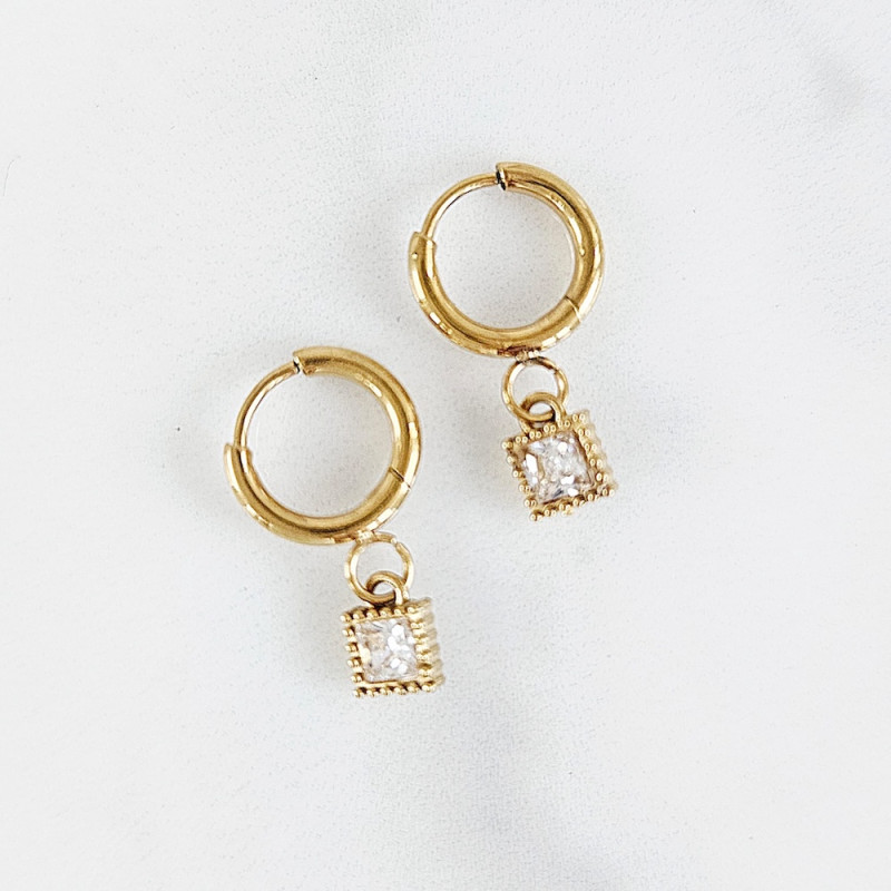 Diamond earrings
