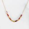Pink Zebra Necklace