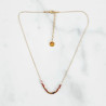 Pink Zebra Necklace