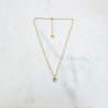Stone Heart Necklace Amazonite