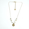 Collier Rose des vents Blanc