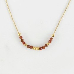 Collier perlé Maya