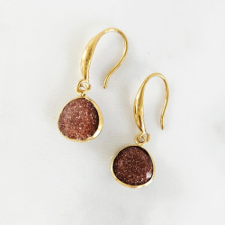 Boucles d'oreilles pendentif Maya