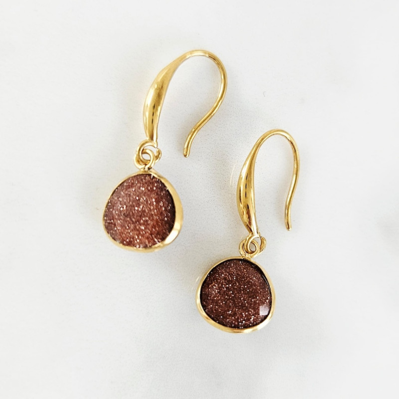 Boucles d'oreilles pendentif Maya