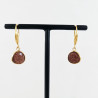 Boucles d'oreilles pendentif Maya