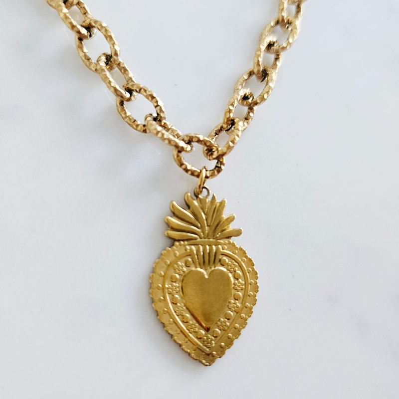 Collier Exvoto mousqueton Mystic